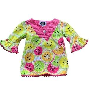 Mudpie | Mudpie Citrus Fruit Tunic Swim Coverup